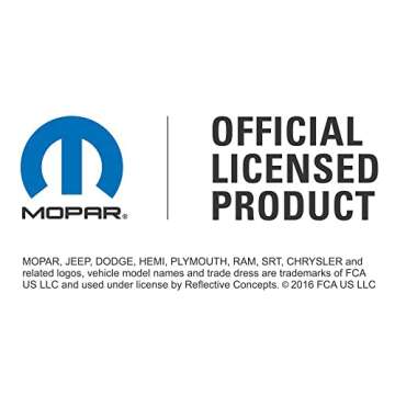 Reflective Red Emblem Sticker for Jeep Grand Cherokee SRT