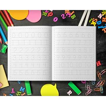 Aprender a escribir números: Aprender a escribir los numeros para niños - Libro infantiles para la escuela primaria - Juego educativo matemàticas - Cuentos infantiles (Spanish Edition)