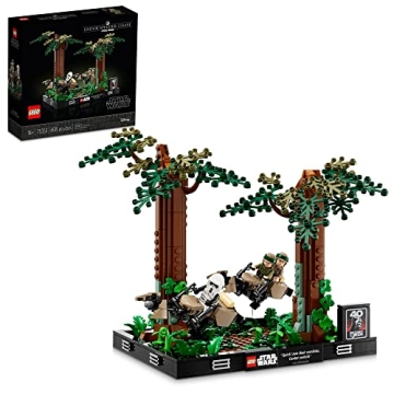 LEGO Star Wars Endor Speeder Chase Diorama 75353 Building Set - 40th Anniversary Collectible