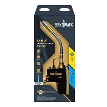 Bernzomatic Trigger Start Torch (TS 8000 Torch + 3 Propane Gas Cylinders) (3 Map Pro + 1 TS 8000 Torch)