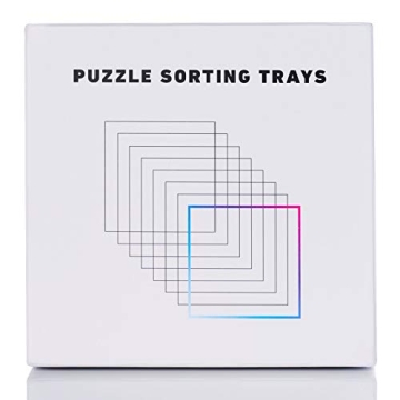 Tidyboss 8-Piece Puzzle Organizer for Easy Sorting