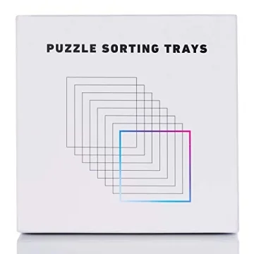 Tidyboss 8-Piece Puzzle Organizer for Easy Sorting