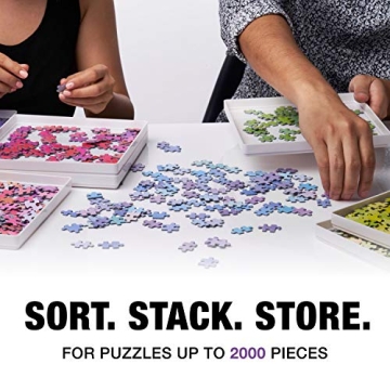 Tidyboss 8-Piece Puzzle Organizer for Easy Sorting