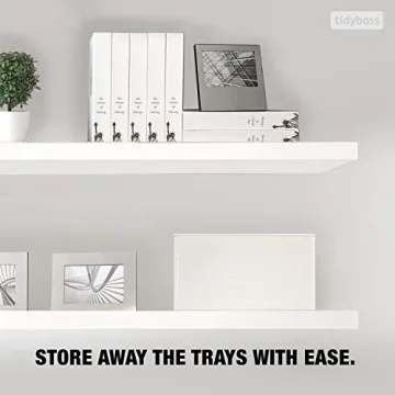 Tidyboss 8-Piece Puzzle Organizer for Easy Sorting