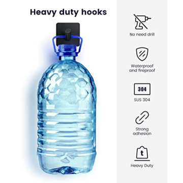 xdgeLoad 4 Pack Heavy Duty Towel Hooks for Bathroom