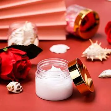 SATINIOR 36-Pack Clear Storage Jars - Leak-Proof & Stylish