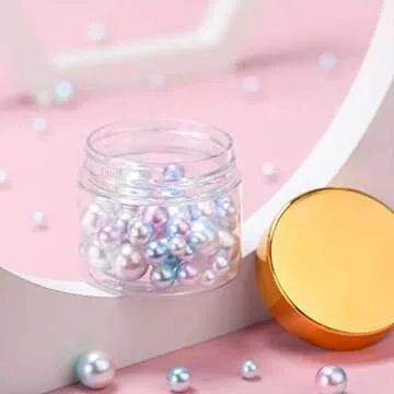 SATINIOR 36-Pack Clear Storage Jars - Leak-Proof & Stylish