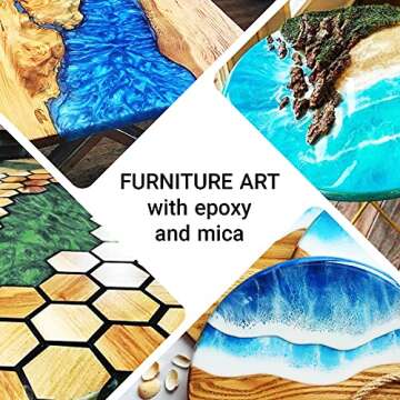 Mica Powder for Epoxy Resin - Versatile Pigment Set