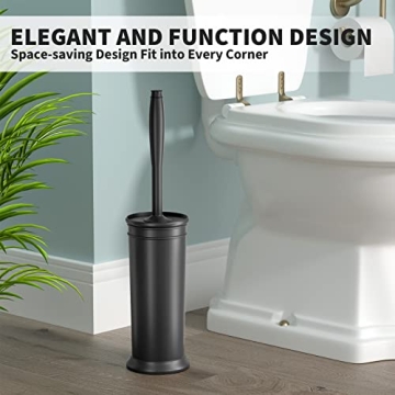 Elegant UPTRONIC Toilet Brush Holder for Clean Bathrooms