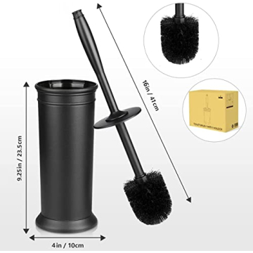 Elegant UPTRONIC Toilet Brush Holder for Clean Bathrooms