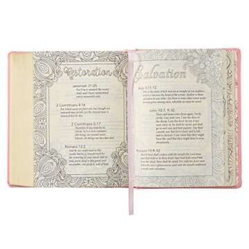 KJV Holy Bible, My Promise Bible, Faux Leather Hardcover w/Bible Tabs, Coloring Stickers, Ribbon Markers, King James Version, Pink (KJV Promise Editions)