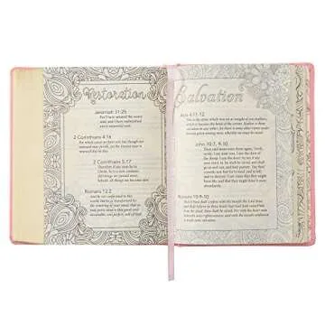 KJV Holy Bible, My Promise Bible, Faux Leather Hardcover w/Bible Tabs, Coloring Stickers, Ribbon Markers, King James Version, Pink (KJV Promise Editions)
