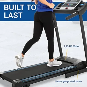 XTERRA Fitness TR150 Smart Folding Treadmill with LCD Display