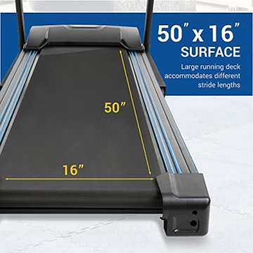 XTERRA Fitness TR150 Smart Folding Treadmill with LCD Display