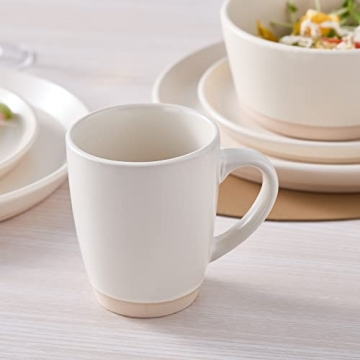 Stone Lain Jules Modern Stoneware Dinnerware Set for 4