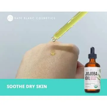 Kate Blanc Organic Jojoba Oil for Skin and Hair Moisture
