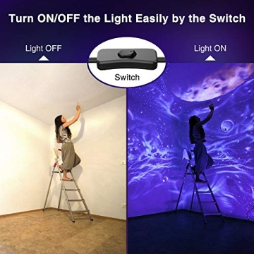 Onforu 60W LED Black Lights for Parties and Events
