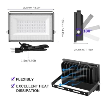 Onforu 60W LED Black Lights for Parties and Events