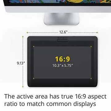 XENCELABS, Graphic Tablet Medium, Wireless Drawing Tablet with 2 Battery-Free Digital Pen, Tilt Supp...