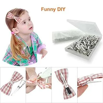 HiJeaton 90pcs Alligator Hair Clips for Easy Styling