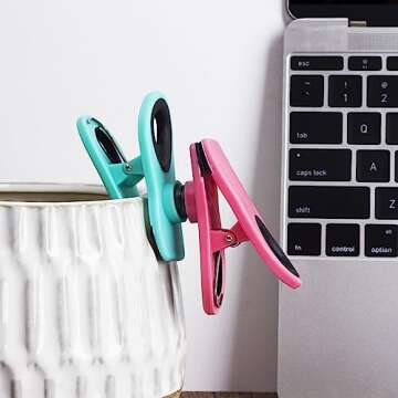 Mr. Pen Magnetic Bag Clips 6 Pack for Food Organization