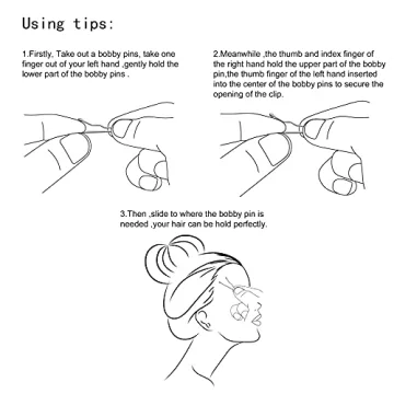 Dofash Wavy Bobby Pins Pack of 60 for Effortless Styling