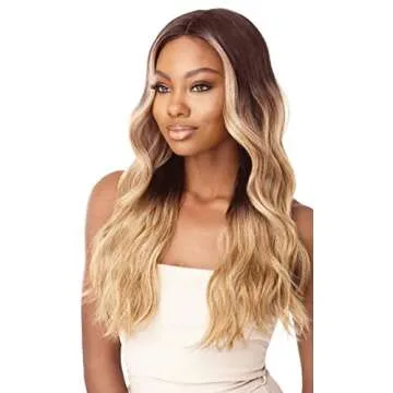 Outre Synthetic I-Part Swiss Lace Front Wig STEVIE (DR2/AUB)
