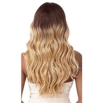 Outre Synthetic I-Part Swiss Lace Front Wig STEVIE (DR2/AUB)