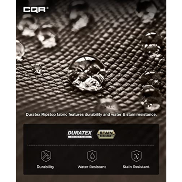 CQR Men's Water Resistant Tactical Pants for Outdoor Use