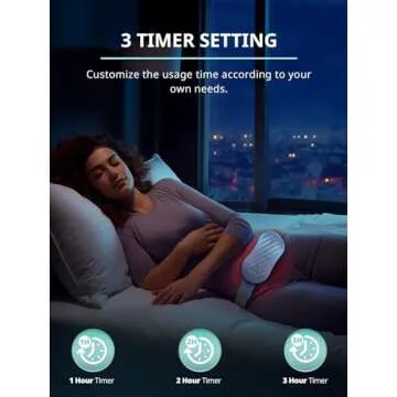 Slimpal Heating Pad for Period Cramps, FSA HSA Eligible, Portable Heat Pad for Menstrual Pain Relief, Electric Cordless Heating Belt for Back, Belly, Stomach, Gifts for Her Women Girl Wife, Pink