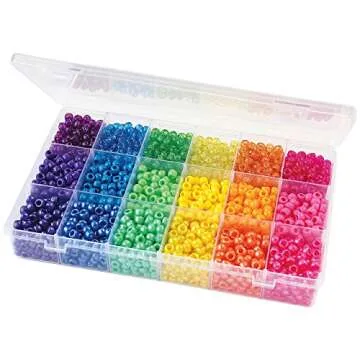 Beadery B6262 Sparkles Pony Bead Box 2300 Beads Crafting Kit