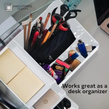 Versatile Large Makeup Organizer for Countertop Storage