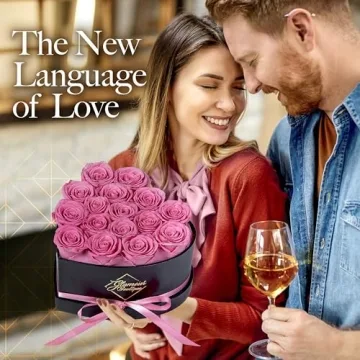 GLAMOUR BOUTIQUE 16-Piece Preserved Rose Gift Box