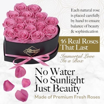 GLAMOUR BOUTIQUE 16-Piece Preserved Rose Gift Box