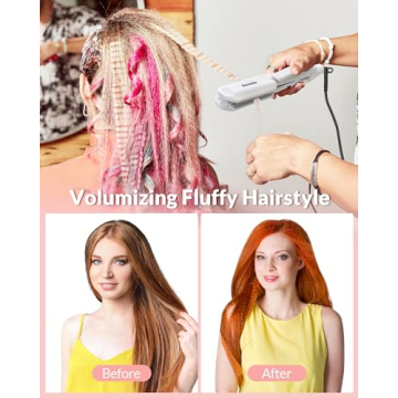 Dmriektu Hair Crimper - Fluffy Styles & Volume Styling Tool