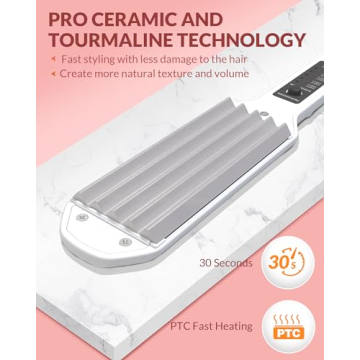 Dmriektu Hair Crimper - Fluffy Styles & Volume Styling Tool