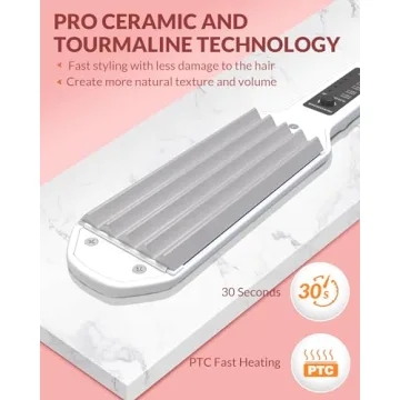 Dmriektu Hair Crimper - Fluffy Styles & Volume Styling Tool