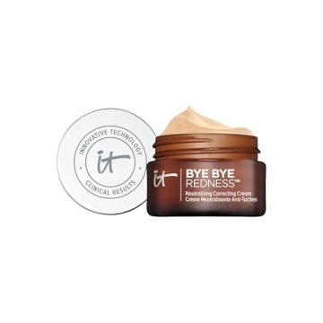 IT Cosmetics Bye Bye Redness, Transforming Light Beige - Neutralizing Color-Correcting Cream - Reduc...