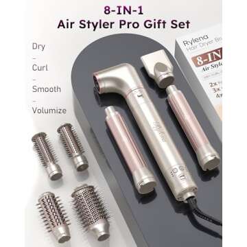 Rylena Deluxe 8-in-1 Hair Styler for Fast, Stylish Results