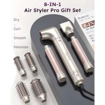 Rylena Deluxe 8-in-1 Hair Styler for Fast, Stylish Results