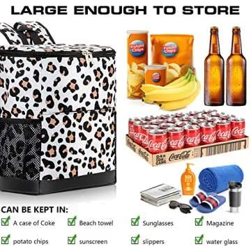 Wolka Cooler Backpack 30 Cans,Portable Backpack Coolers Insulated Leak Proof,Waterproof Soft Sided Cooler Bag for Travel,Beach,Camping,Picnic,Lunch Backpack for Women