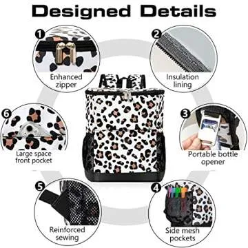 Wolka Cooler Backpack 30 Cans,Portable Backpack Coolers Insulated Leak Proof,Waterproof Soft Sided Cooler Bag for Travel,Beach,Camping,Picnic,Lunch Backpack for Women