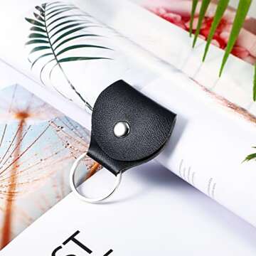 Sureio Pocket Hug Token Long Distance Relationship Keepsake Stainless Steel Double Sided Inspirational Gift with Keychain