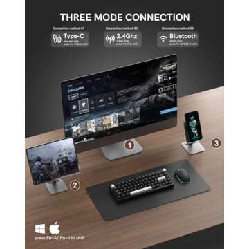 Womier SK65 Wireless Mechanical Keyboard for All Gamers