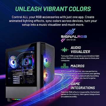 Skytech Gaming Shadow Gaming PC Desktop – AMD Ryzen 7 5700X 3.4 GHz, NVIDIA RTX 4060, 1TB NVME SSD...