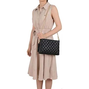 Stylish Lola Mae Women's Quilted Wristlet Handbags