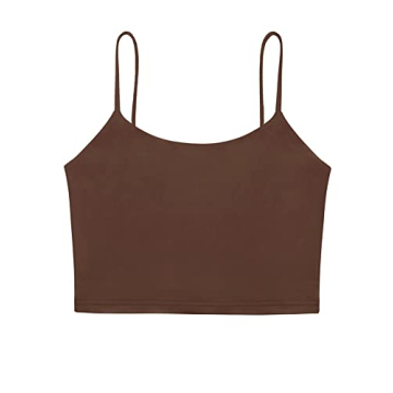 REORIA Women's Adjustable Spaghetti Strap Cami Top