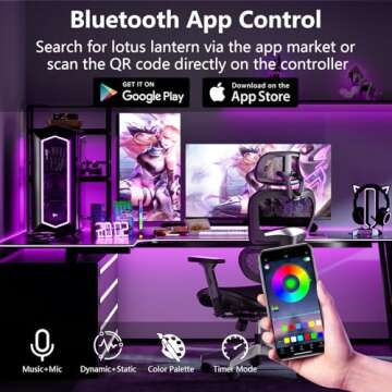 SINWE 100ft Led Lights for Bedroom,Music Sync Led Strip Lights with 44 Keys Remote and App Control,Color Changing RGB Led Lights for Room Home Kitchen Party Christmas Decoration (2 roll of 50ft)