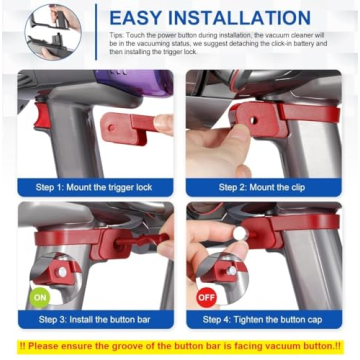 LANMU Trigger Lock for Dyson Outsize Vacuums - Hands-Free Cleaning