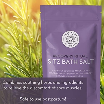 Healing Postpartum Sitz Bath Salt for New Moms 10 Oz